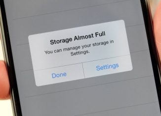Is the phone's storage full